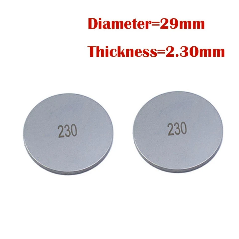 2PCS 29mm Valve Shim THICK 2.30MM for Yamaha XJ 550 650 700 750  XS 750 850 1100 - Imagem 1 de 1