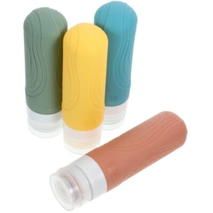 4 Pcs Toiletry Set Travel Containers for Toiletries Shampoo and Conditioner - Picture 1 of 12
