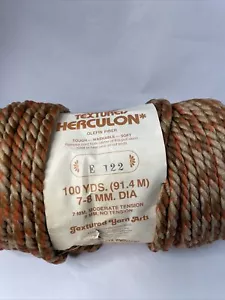 Madeja sin usar de hilo vintage elefante torcido marrón 100 yardas 7-8 mm para macramé - Imagen 1 de 6