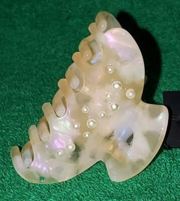 Nuevo con etiquetas FRANCE LUXE Madre del Conde JAW Erickson Pinza de Pelo Francesa Nueva con Etiquetas Foto 1 de 4