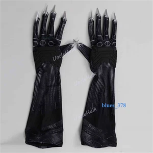 Marvel Black Panther Gloves Claws The Avengers Cosplay Costume Props Rubber Claw - Picture 1 of 11