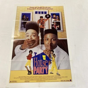 1990 HOUSE PARTY ORIGINAL 27x41 ONE SHEET THEATRICAL MOVIE POSTER KID N PLAY - Picture 1 of 8