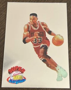 1995 Signature Rookies KroMax NBA super acrílico #AS1 Scottie Pippen 1 de 10.000 - Imagen 1 de 2