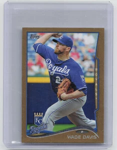 2014 Topps Mini #658 Wade Davis Gold #/63 - Picture 1 of 2