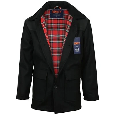 Relco Mens Deluxe Donkey Jacket Coat Retro Mod Punk Skin Biker 50s 60s 70s 80s - Image 1 of 4