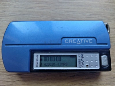 Creative Muvo TX Mp3 Player 512MB Rare Vintage flash memory broken - parts only - Image 1 of 4