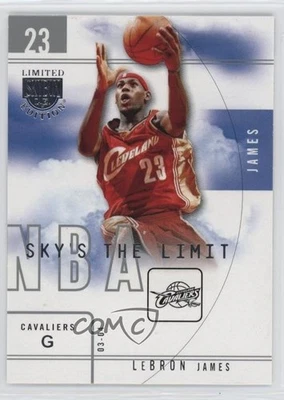 2003-04 Skybox Limited Edition Sky's the Limit LeBron James #16SL Rookie RC - Image 1 of 2