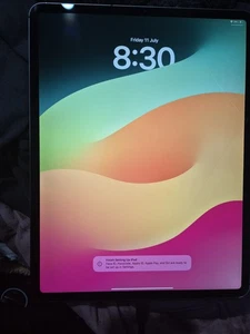 Apple iPad Pro 3rd Gen. 64GB Wi-Fi + 4G 12.9 in - Space Grey crack screen - Picture 1 of 3