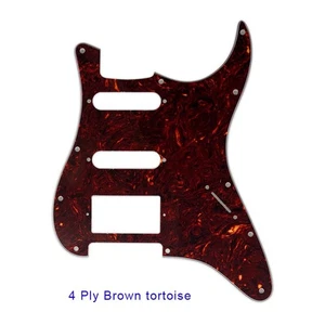 Golpeador de guitarra Fender Strat HSS PAF repuestos para EE. UU. sin orificio de control, marrón tortuga - Imagen 1 de 1