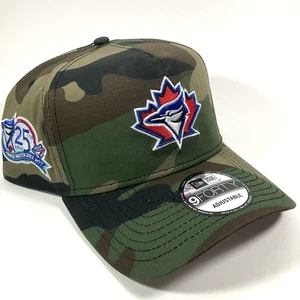 New Era Toronto Blue Jays Camo Exclusive 9FORTY A-Frame Snapback Hat Cap - Picture 1 of 9