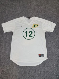Vintage 90er Nike Team Baseball Softball Trikot Gr. M #12 weiß grün P Logo selten - Bild 1 von 8