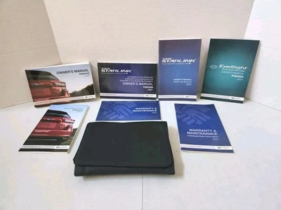 Subaru IMPREZA 2021 juego manual del propietario con navegación vista y estuche Foto 1 de 4
