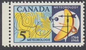 Canada - #479ii Meteorology, HB, Red Over Blue Variety - MNH, Unitrade CV.$20 - Picture 1 of 3
