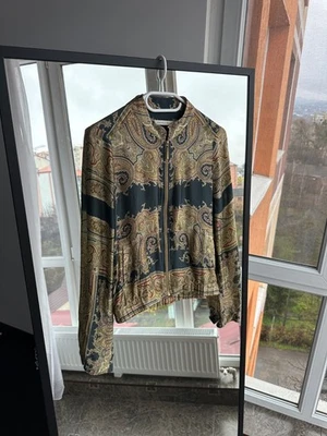 Michelle Belau Woman Silk Rare Jacket Sz M - Image 1 of 4