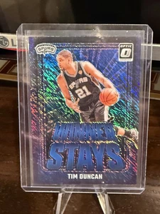 2024-25 Panini Donruss Optic Tim Duncan Winner Stays #12 Purple Shimmer - Picture 1 of 2