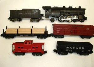 Set mit 21160 American Flyer Leselok + 4 Güterwagen [Lot 9-S130] - Bild 1 von 3