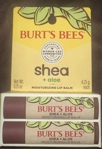 Bálsamo labial hidratante BURT'S BEES karité + aloe 2 paquetes - Imagen 1 de 3