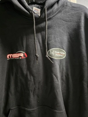 MSR Team Viper Racing Black Hooded Sweatshirt  3XL.   NEW  T99 - Image 1 of 3