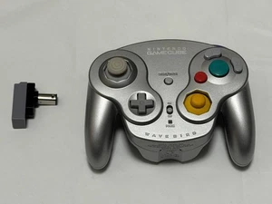 Mando Inalámbrico Nintendo GameCube WaveBird Plateado DOL-004 Probado - Imagen 1 de 6