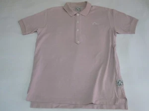 Vintage EVISU Logo Polo Shirt (Pink | Large) *Discount: Flaws - Picture 1 of 24