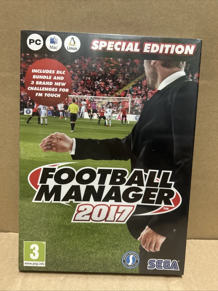 Football Manager 2017 Limited Special Edition PC CD SEGA Sport Game