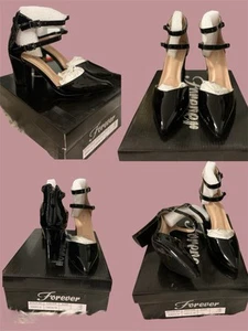 Black Shoes Size 5,6,7,8,9,10 - Picture 1 of 1