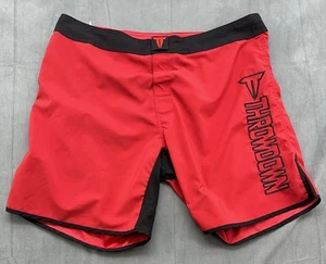Throwdown Gear UFC MMA training fighting Shorts BJJ GI Black Red Men's 40 x 9 - Picture 1 of 9