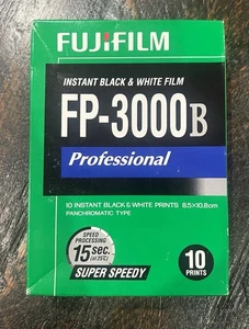 Fujifilm FP-3000B Professional Black & White Instant Film EXPIRED 2014-11 Sealed - Picture 1 of 3