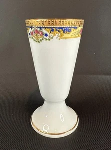 Vintage Mazagran Tasse Pasta is Limoges Frankreich Gold Blumenband LESEN - Bild 1 von 15