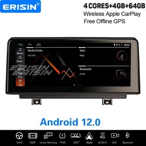 10,25" IPS Android 12 Navi Autoradio DAB+ BT CarPlay BMW 1er F20 F21 2er F23 NBT - Bild 1 von 13