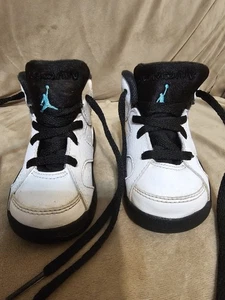 Nike Air Jordan VI 6 Retro BT White Hyper Jade Black Größe 5c - Bild 1 von 6