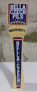 Wachusett Brewing Co. Bella Czech Pils Beer Tap Handle Football New England - Picture 1 of 12