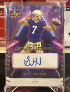 2022 Leaf Ultimate Draft Sam Huard Ultimate Futures XRC Gold Auto /75 Huskies - Picture 1 of 1