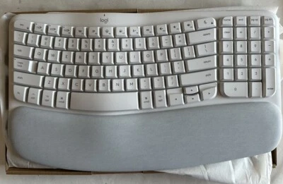 Logitech Wave Keys for Mac Ergonomic Wireless Keyboard - Image 1 of 4
