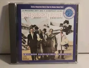 Dave Brubeck Quartet -The Great Concerts CD - (CBS Jazz Masterpieces, 1988) USA - Picture 1 of 4