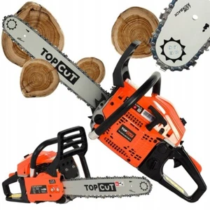 TOPCUT Benzin Kettensäge Motorsäge 3PS Motorkettensäge 51,7ccm Benzinsäge - Bild 1 von 12