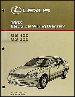 1998 Lexus GS 300 400 Wiring Diagram Manual GS300 GS400 Electrical Schematic 98 - Image 1 of 2