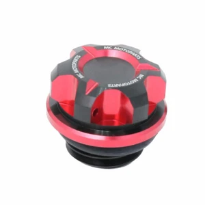 T-Axis Red Crankcase Oil Filler Cap For Ducati 899 PANIGALE 14 15 16 17 18 - Foto 1 di 4