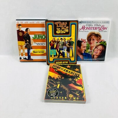 REGION 1 Mixed DVD Lot Juno/That 70s Show/Monster in Law/Sons of Anarchy  - Image 1 of 4