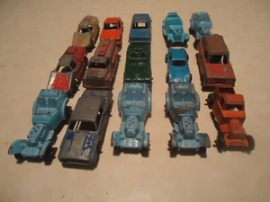 Vintage Lot Of 15 Tootsie Toy Antique Cars & Barclays Train 4 Broken - Picture 1 of 7