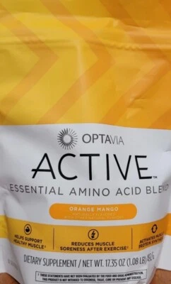 NEW Optavia Amino Acid Blend Orange Mango exp 6/26 *BESTPRICEONEBAY* FREE SHIP - Image 1 of 2