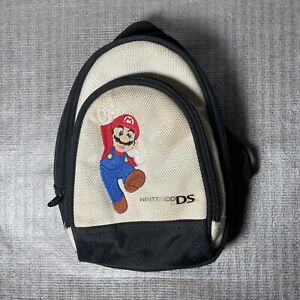 Super Mario Mini Backpack Carrying Case - Nintendo Game Boy DS / SP / GBA  White