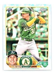 2023 Topps Chrome #29 JJ Bleday Rookie Logofractor Oakland Athletics - Picture 1 of 2