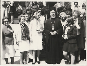 CYPRUS old Rare Photo of MAKARIOS III Bishop of Cyprus , Studio VATILIOTI 1974