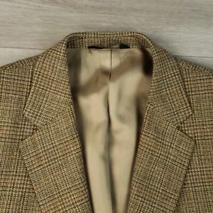 Jos A Bank Blazer Men's 42R Classic Fit (44) Wool & Cashmere Flannel Two Button - Picture 1 of 16