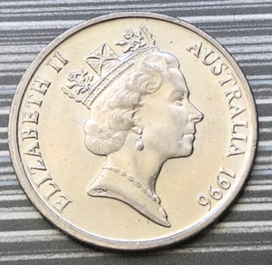 1996 AUSTRALIAN 5 CENT COIN - OFF CENTRE RIM SPLIT ERROR | EF + (Lot 1141) - Picture 1 of 2