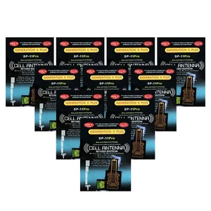 10 pièces pour téléphone portable SP-11Pro signal antenne amplificateur autocollant - Photo 1 sur 11