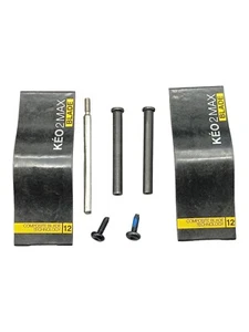 LOOK Keo 2 MAX Blade Carbon 12 Nm Kit Negro Amarillo Pedales Lame - NUEVO - Imagen 1 de 4