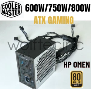 OEM Cooler Master 600 750 800W Gaming Power Supply 80Plus Gold Certified ATX PSU - Picture 1 of 18