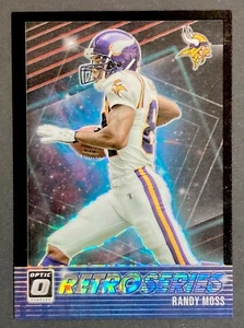 2021 Donruss Optic Randy Moss Retro Series Black Refractor/25 SSP CASE HIT 🔥 - Picture 1 of 2